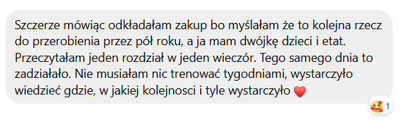 Opinia klientki